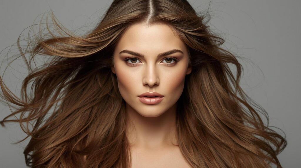 Infográfico ou representação visual das etapas de um cronograma capilar completo mostrando hidratação, nutrição e reconstrução.