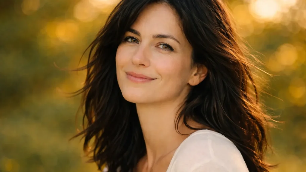 O Efeito "Acordei Assim" da Nova Era Estética. Mulher com pele radiante e expressividade preservada após protocolo de microdose estética, exemplificando o conceito de quiet beauty em 2026.