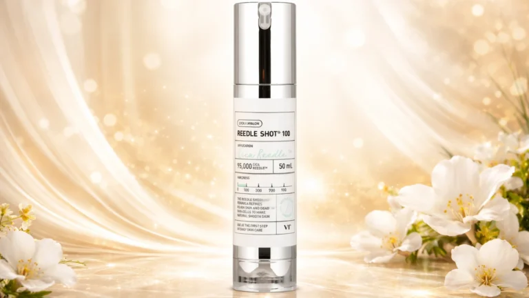 VT Reedle Shot 100: frasco de 50ml com 95.000 microagulhas de Cica para renovação celular da pele, tecnologia coreana VT Cosmetics